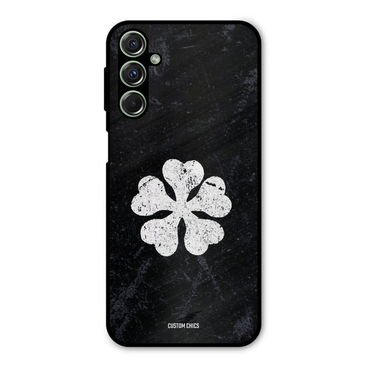 Five Leaf Clover Samsung Galaxy M34 Mobile Back Cover - Anime PrintShield Case