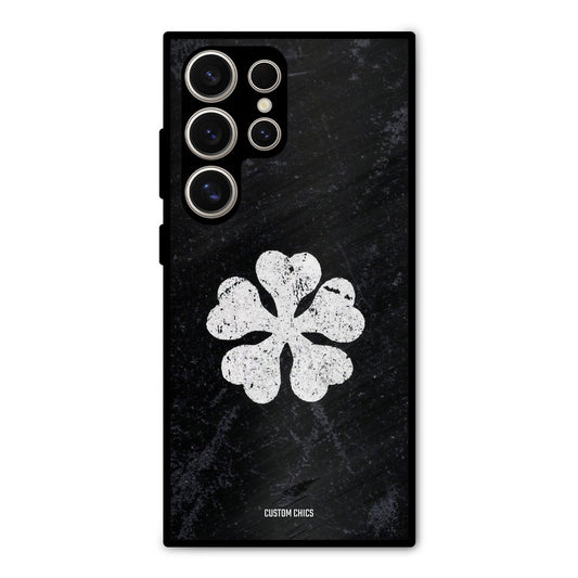 Five Leaf Clover Samsung Galaxy S24 Ultra Mobile Back Cover - Anime PrintShield Case