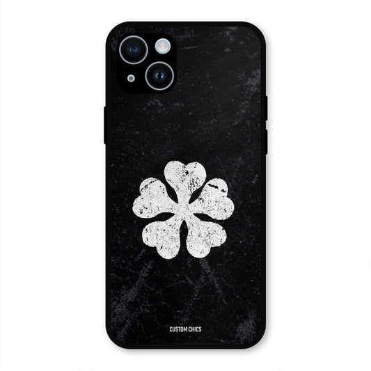 Five Leaf Clover iPhone 14 Mobile Back Cover - Anime PrintShield Case