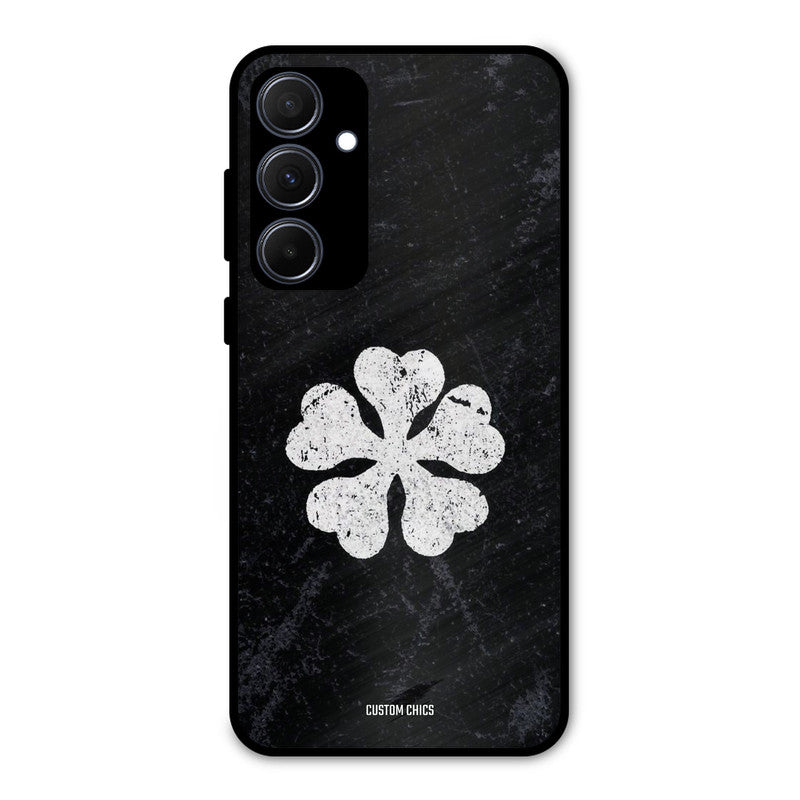 Five Leaf Clover Samsung Galaxy A35 5G Mobile Back Cover - Anime PrintShield Case