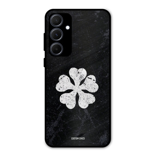 Five Leaf Clover Samsung Galaxy A35 5G Mobile Back Cover - Anime PrintShield Case