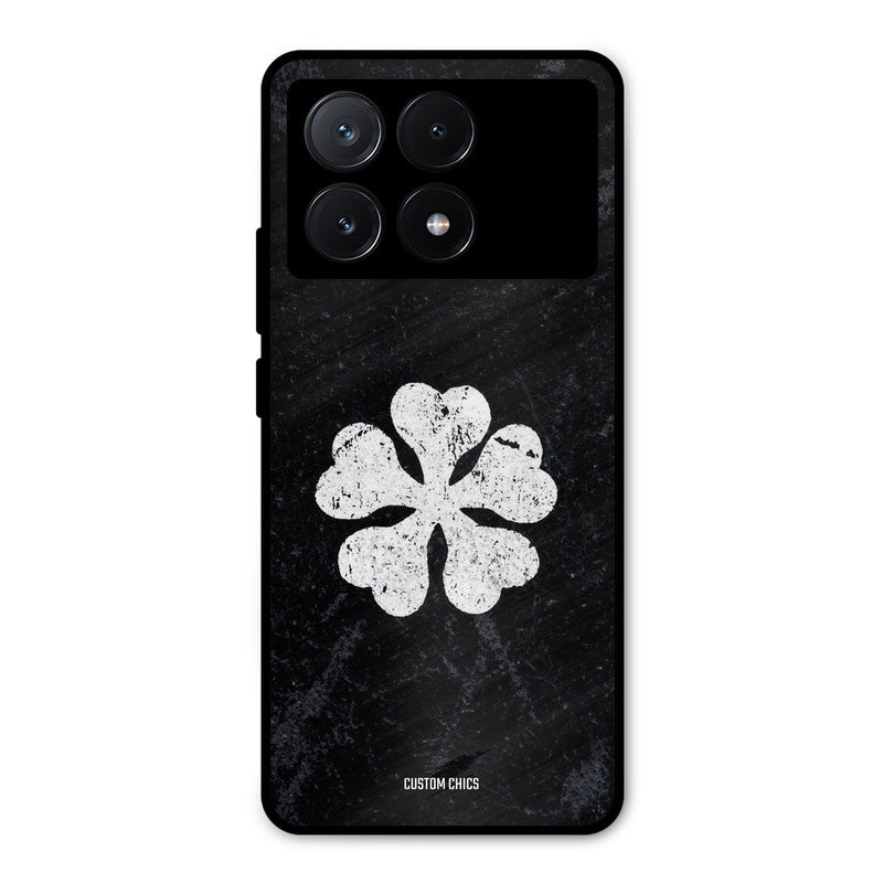 Five Leaf Clover Poco X6 Pro Mobile Back Cover - Anime PrintShield Case