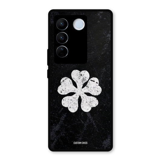 Five Leaf Clover Vivo V27 Pro Mobile Back Cover - Anime PrintShield Case