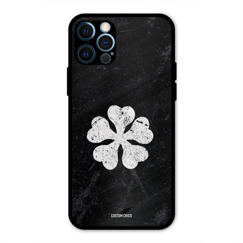 Five Leaf Clover iPhone 12 Pro Mobile Back Cover - Anime PrintShield Case