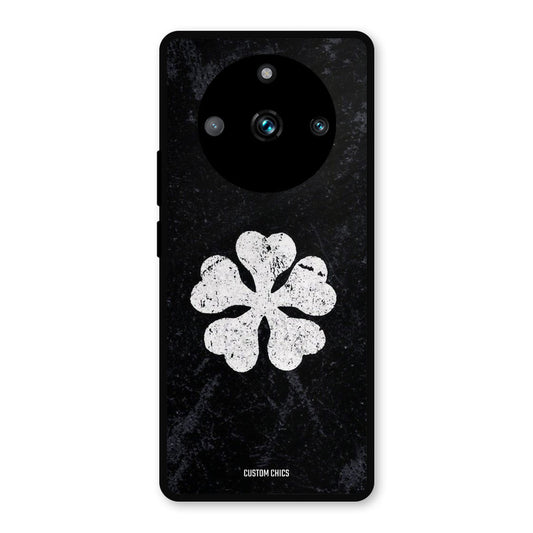 Five Leaf Clover Realme 11 Pro Plus Mobile Back Cover - Anime PrintShield Case