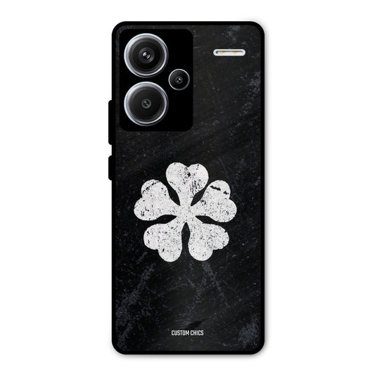 Five Leaf Clover Redmi Note 13 Pro Plus Mobile Back Cover - Anime PrintShield Case