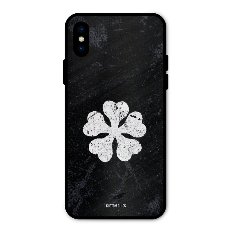 Five Leaf Clover iPhone X Mobile Back Cover - Anime PrintShield Case