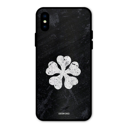 Five Leaf Clover iPhone X Mobile Back Cover - Anime PrintShield Case