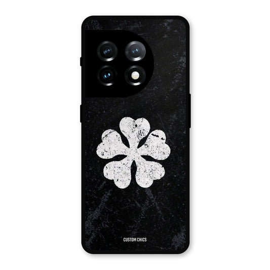 Five Leaf Clover OnePlus 11 Mobile Back Cover - Anime PrintShield Case