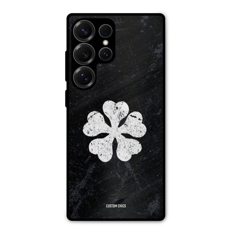 Five Leaf Clover Samsung Galaxy S25 Ultra Mobile Back Cover - Anime PrintShield Case