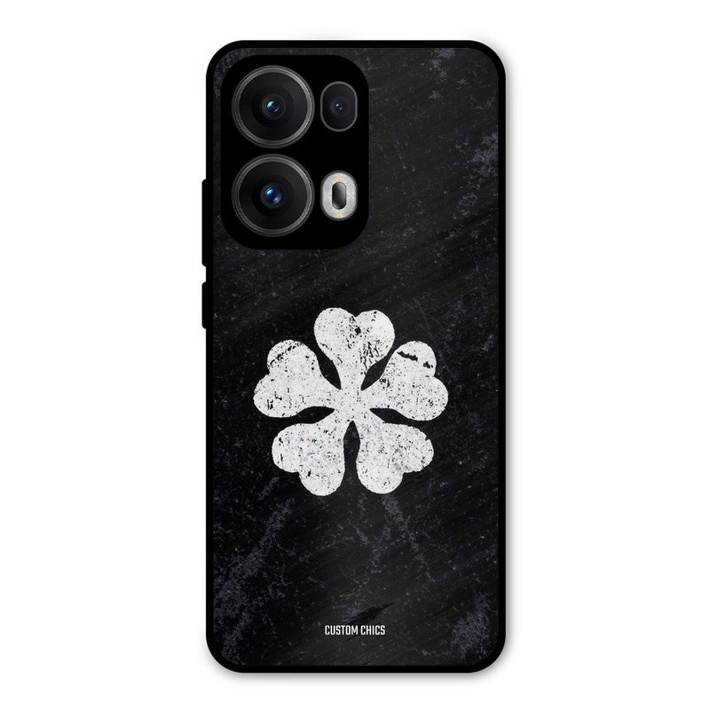 Five Leaf Clover Oppo Reno 13 Pro 5G Mobile Back Cover - Anime PrintShield Case