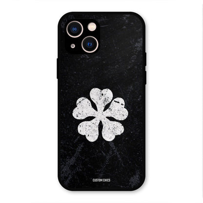 Five Leaf Clover iPhone 13 Mobile Back Cover - Anime PrintShield Case