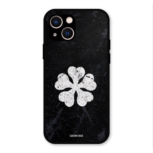 Five Leaf Clover iPhone 13 Mobile Back Cover - Anime PrintShield Case