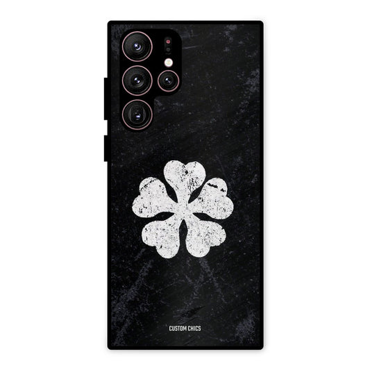 Five Leaf Clover Samsung Galaxy S22 Ultra Mobile Back Cover - Anime PrintShield Case