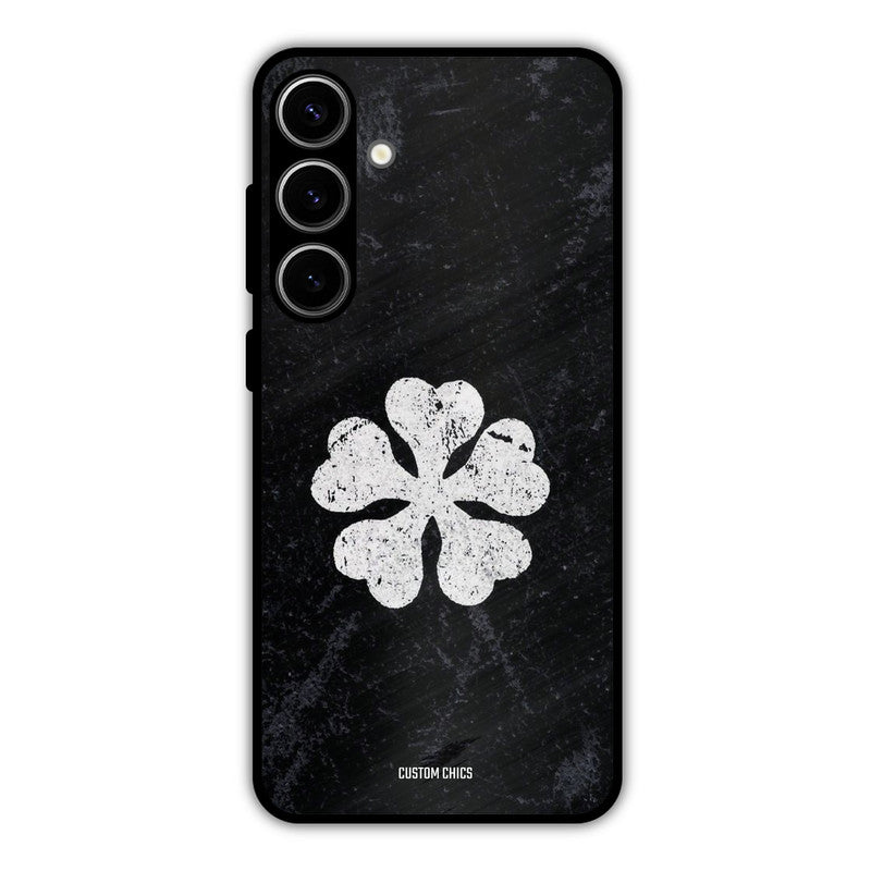 Five Leaf Clover Samsung Galaxy S24 Plus Mobile Back Cover - Anime PrintShield Case