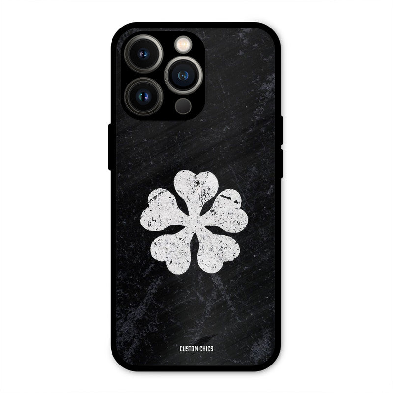 Five Leaf Clover iPhone 13 Pro Max Mobile Back Cover - Anime PrintShield Case