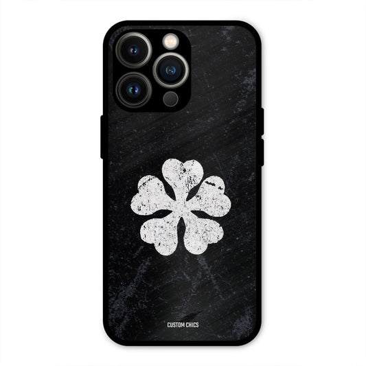 Five Leaf Clover iPhone 13 Pro Max Mobile Back Cover - Anime PrintShield Case