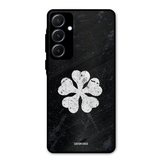 Five Leaf Clover Samsung Galaxy A55 5G Mobile Back Cover - Anime PrintShield Case