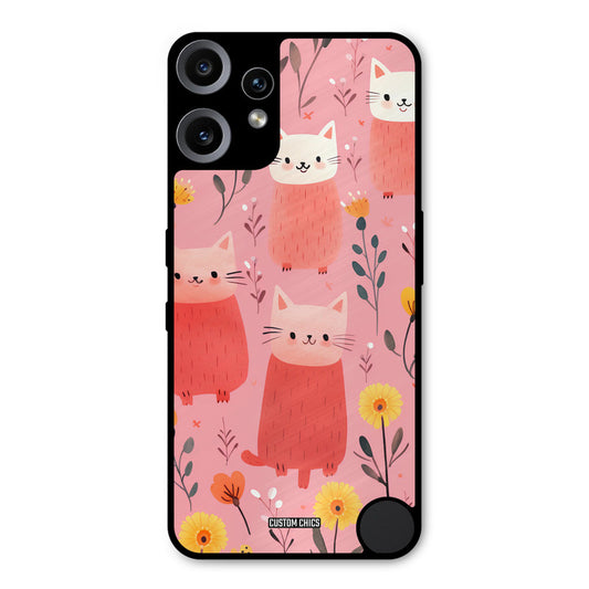 Floral Cat Nothing CMF Phone 2 Pro Mobile Back Cover - Aesthetic PrintShield Case