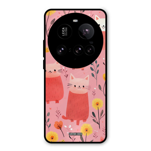 Floral Cat Xiaomi Mi 15 Ultra Mobile Back Cover - Aesthetic PrintShield Case