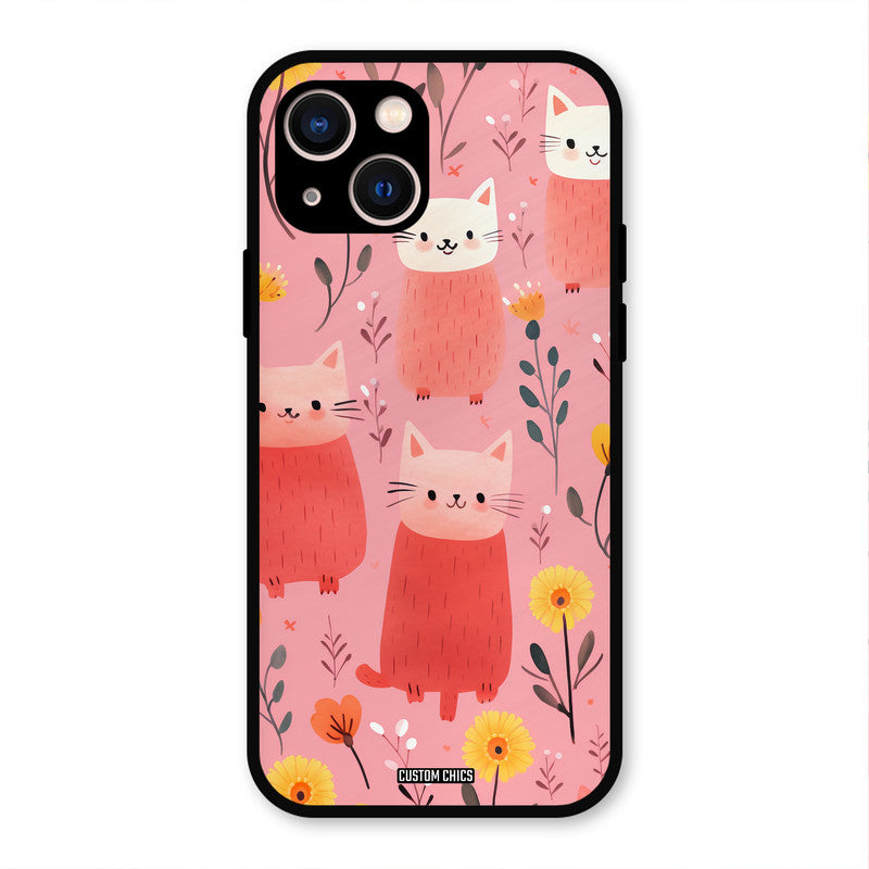 Floral Cat Ultra Hybrid PrintShield Case