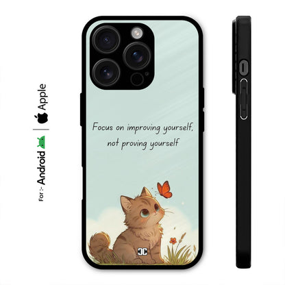 Focus On Improving Case – Premium PrintShield Mobile Cover