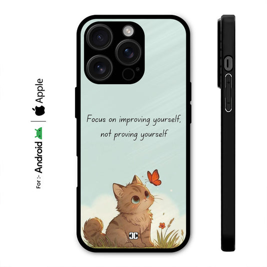 Focus On Improving Case – Premium PrintShield Mobile Cover