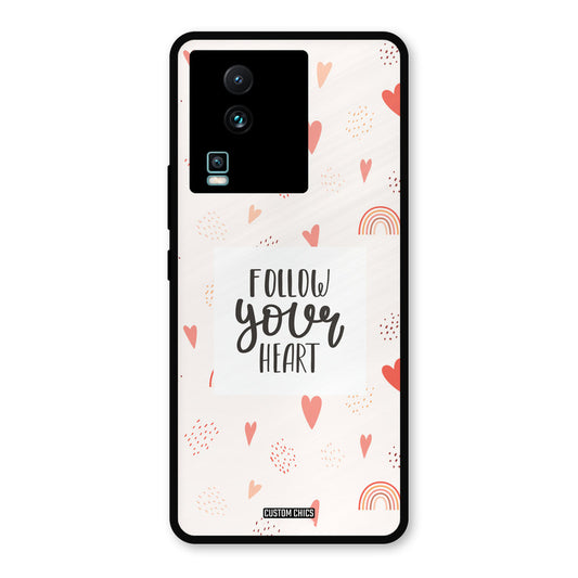 Follow Heart IQOO Neo 7 Pro Mobile Back Cover - Typography PrintShield Case