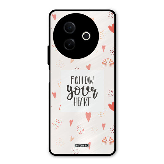 Follow Heart Vivo Y39 Mobile Back Cover - Typography PrintShield Case