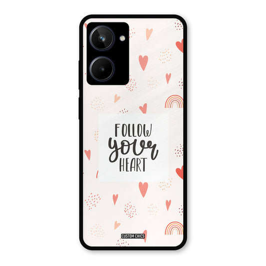 Follow Heart Realme 10 Mobile Back Cover - Typography PrintShield Case