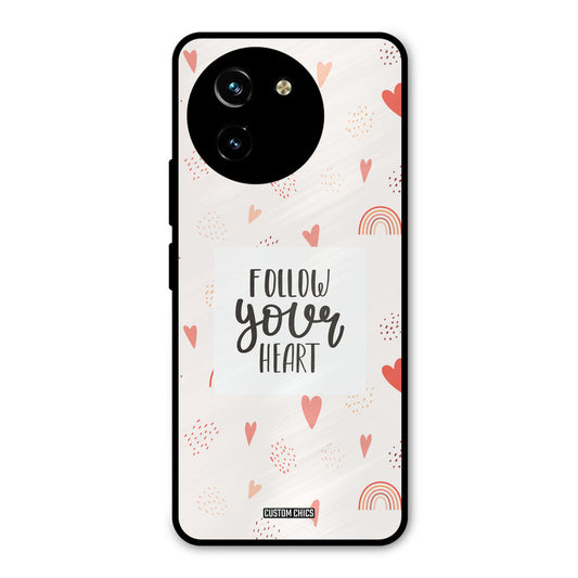 Follow Heart Vivo Y200i Mobile Back Cover - Typography PrintShield Case