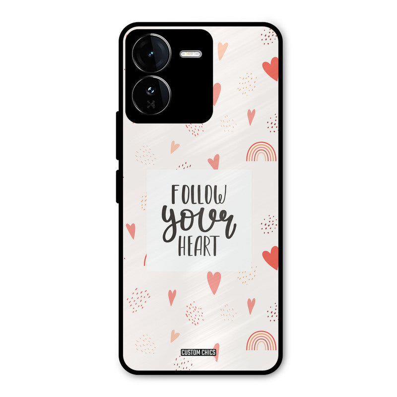 Follow Heart iQOO Z9 Mobile Back Cover - Typography PrintShield Case