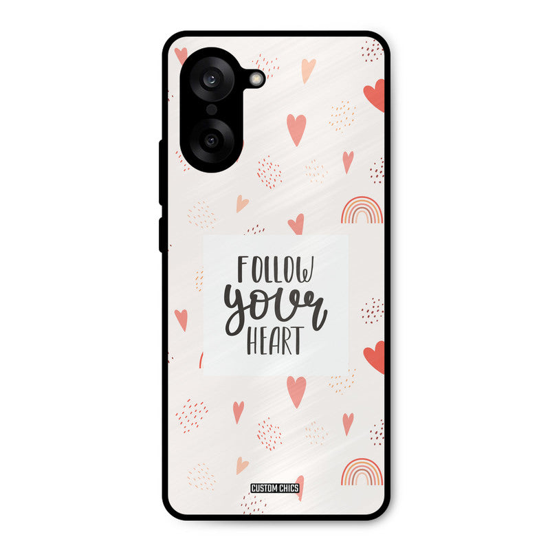Follow Heart Oneplus Nord CE5 Mobile Back Cover - Typography PrintShield Case