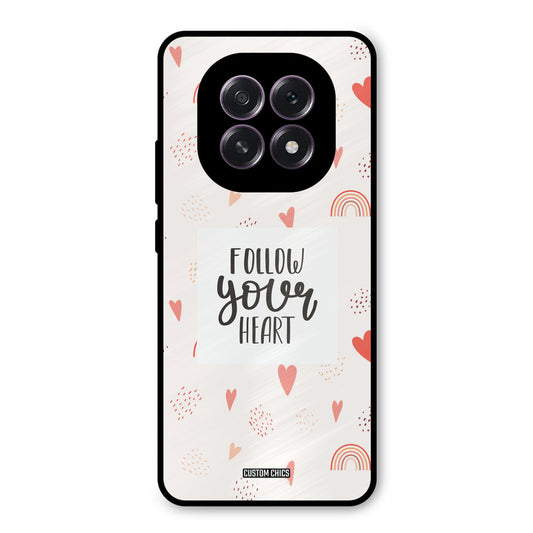 Follow Heart Oppo F29 Mobile Back Cover - Typography PrintShield Case