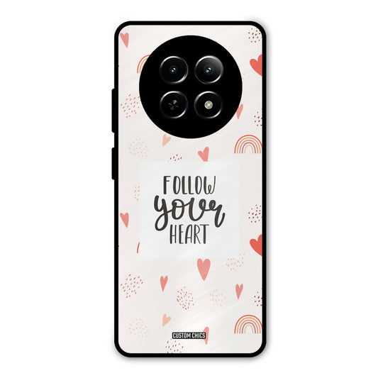 Follow Heart Realme Narzo N65 Mobile Back Cover - Typography PrintShield Case