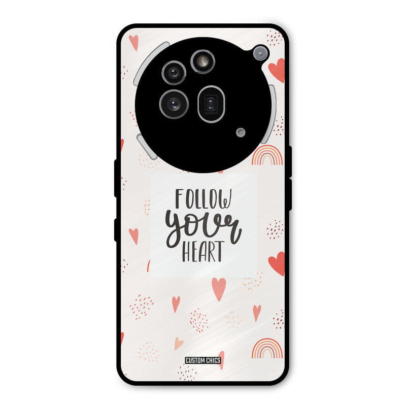 Follow Heart Nothing Phone 3A Pro Mobile Back Cover - Typography PrintShield Case