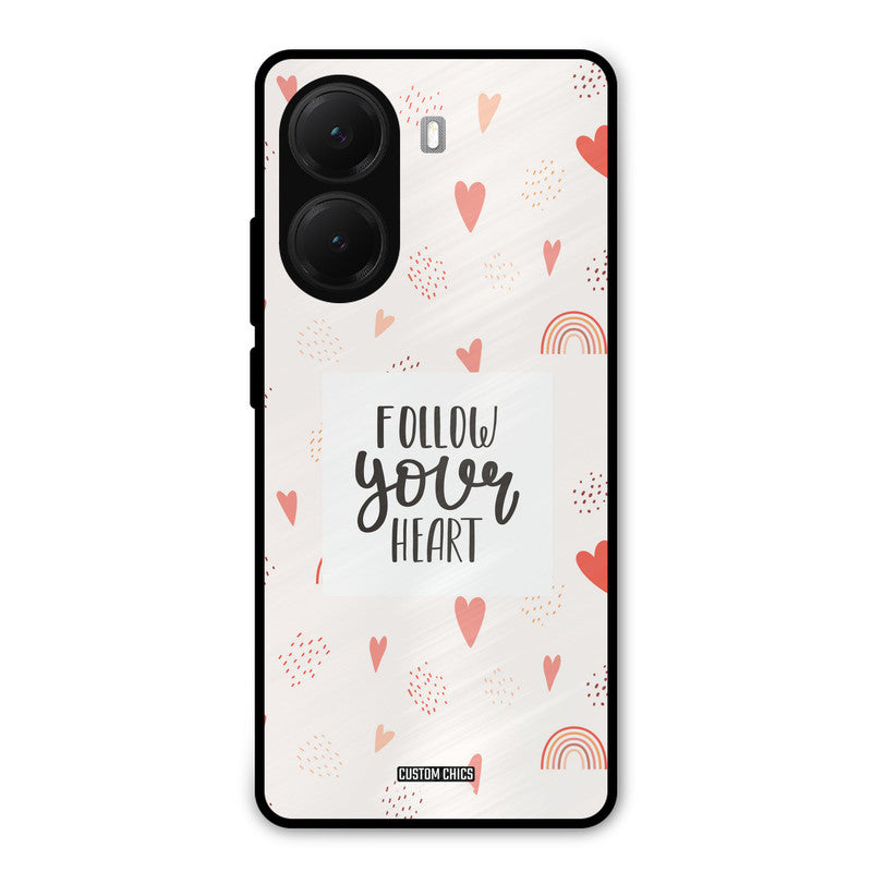 Follow Heart Poco X7 Pro Mobile Back Cover - Typography PrintShield Case