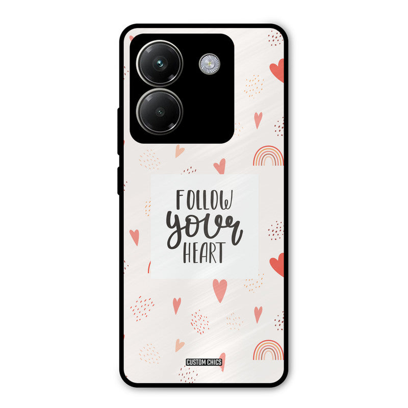 Follow Heart Poco M7 Pro Mobile Back Cover - Typography PrintShield Case