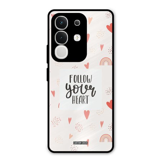 Follow Heart Vivo T4x Mobile Back Cover - Typography PrintShield Case