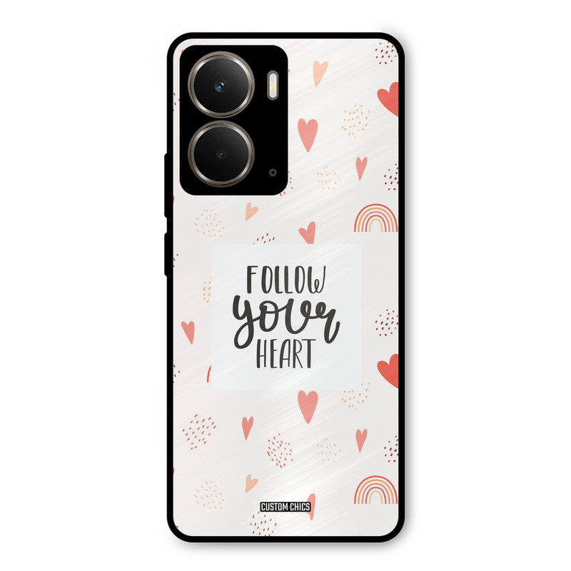 Follow Heart Realme P3 Mobile Back Cover - Typography PrintShield Case