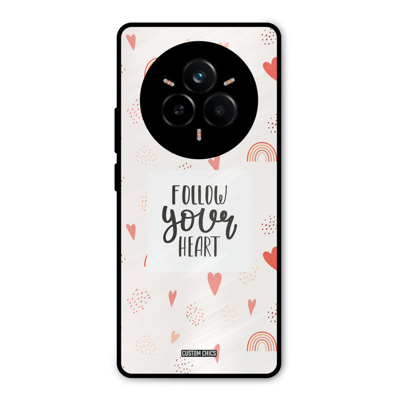 Follow Heart Realme 14 Pro Plus Mobile Back Cover - Typography PrintShield Case