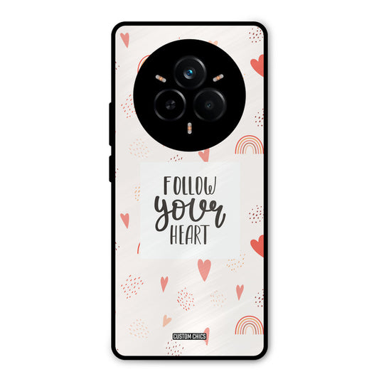 Follow Heart Realme 14 Pro Plus Mobile Back Cover - Typography PrintShield Case