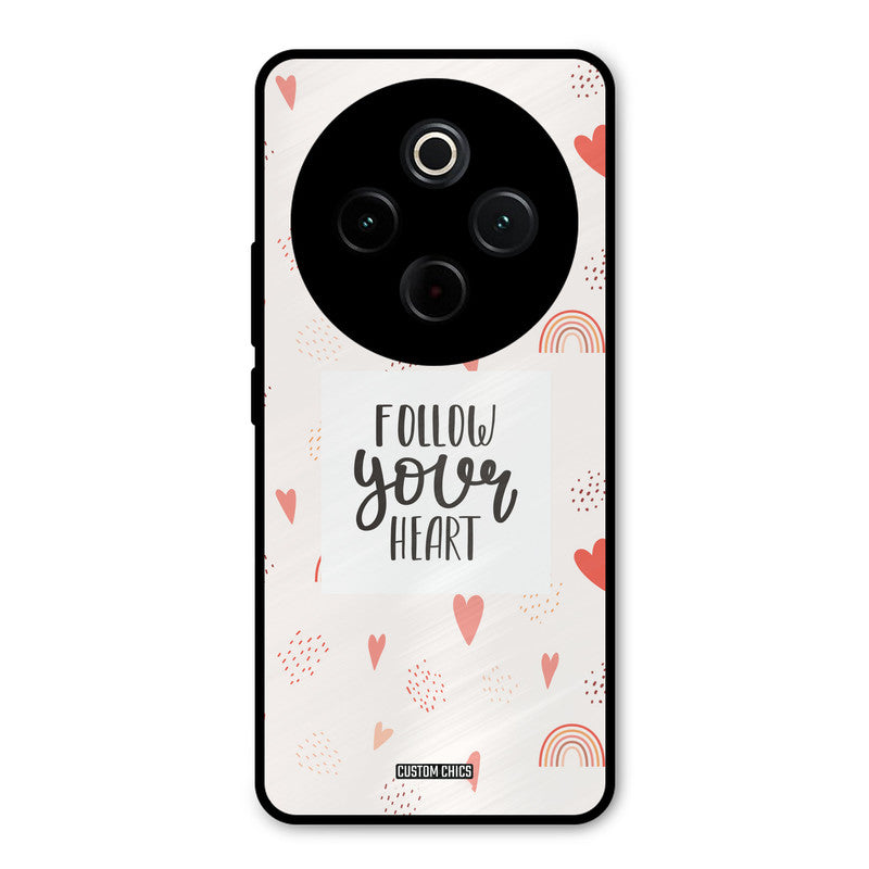 Follow Heart iQoo Z10 Mobile Back Cover - Typography PrintShield Case