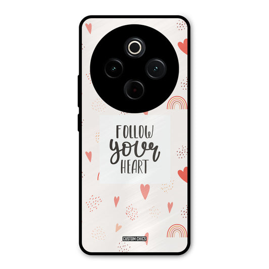 Follow Heart iQoo Z10 Mobile Back Cover - Typography PrintShield Case