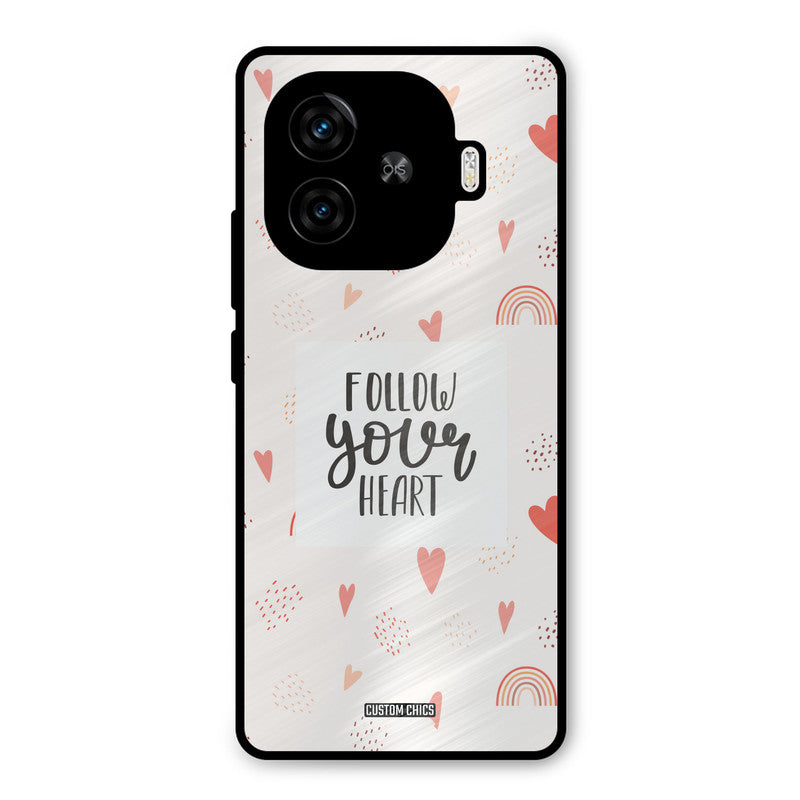 Follow Heart iQoo Neo 10R Mobile Back Cover - Typography PrintShield Case