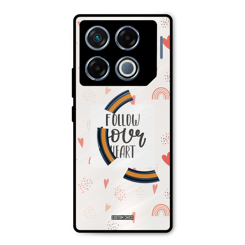 Follow Heart Infinix GT 20 Pro Mobile Back Cover - Typography PrintShield Case