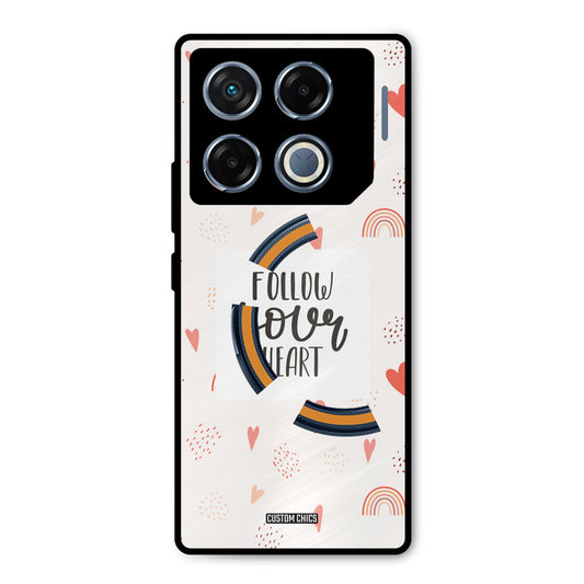Follow Heart Infinix GT 20 Pro Mobile Back Cover - Typography PrintShield Case