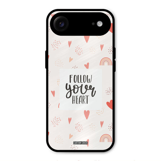 Follow Heart iPhone Air Mobile Back Cover - Typography PrintShield Case