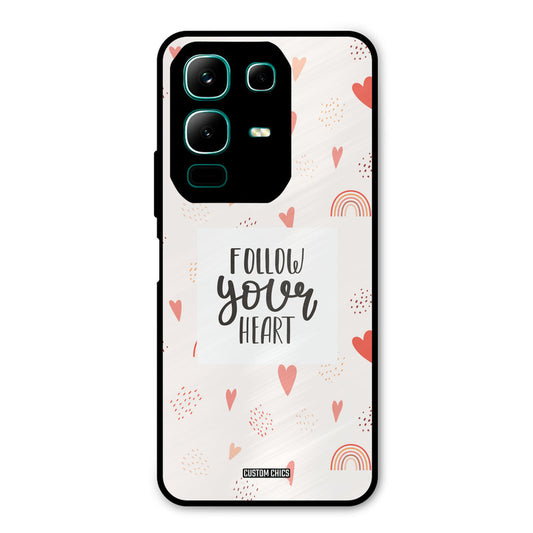 Follow Heart Infinix Note 50x Mobile Back Cover - Typography PrintShield Case