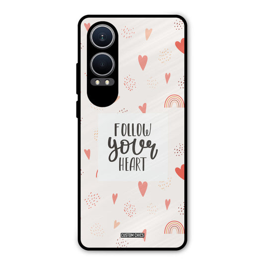 Follow Heart Oneplus Nord CE4 Lite Mobile Back Cover - Typography PrintShield Case